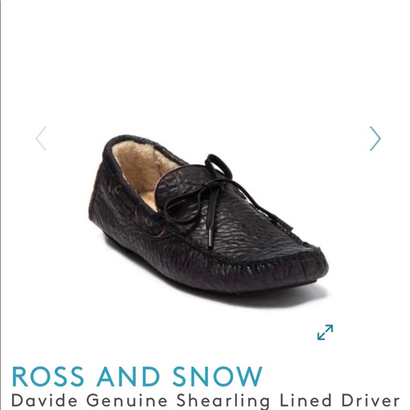 Ross & Snow Davide Genuine Shearling Lined Driver - Picture 10 of 13